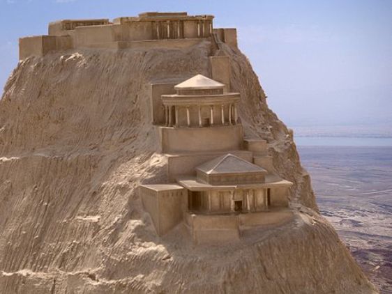 Массада. Северный дворец царя Ирода