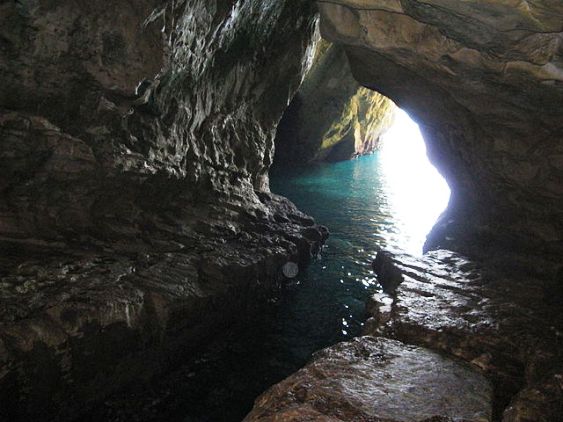 Внутри пещеры Рош Ха-никра